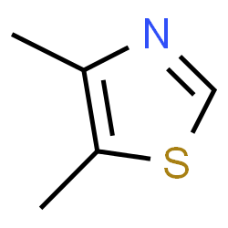 ChemSpider 2D Image | 4,5-Dimethylthiazole | C5H7NS