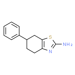 ChemSpider 2D Image | 4,5,6,7-tetrahydro-6-phenyl-2-Benzothiazolamine | C13H14N2S