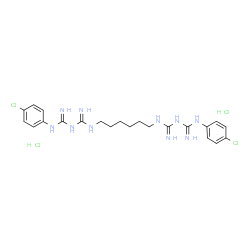 ChemSpider 2D Image | Chlorhexidine Dihydrochloride | C22H32Cl4N10