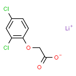 ChemSpider 2D Image | 2,4-D-lithium | C8H5Cl2LiO3