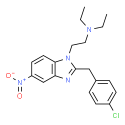 ChemSpider 2D Image | clonitazene | C20H23ClN4O2
