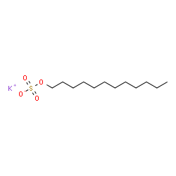 ChemSpider 2D Image | Potassium lauryl sulfate | C12H25KO4S
