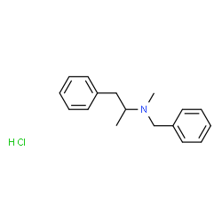 ChemSpider 2D Image | Benzphetamine hydrochloride | C17H22ClN