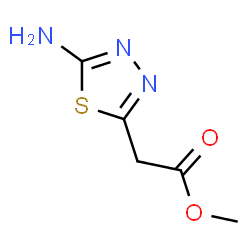 ChemSpider 2D Image | Methyl (5-amino-1,3,4-thiadiazol-2-yl)acetate | C5H7N3O2S