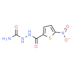 ChemSpider 2D Image | 2-[(5-Nitro-2-thienyl)carbonyl]hydrazinecarboxamide | C6H6N4O4S