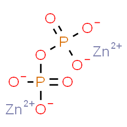 ChemSpider 2D Image | Dizinc diphosphate | O7P2Zn2