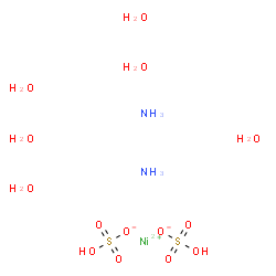 ChemSpider 2D Image | Nickel(2+) hydrogen sulfate ammoniate hydrate (1:2:2:6) | H20N2NiO14S2