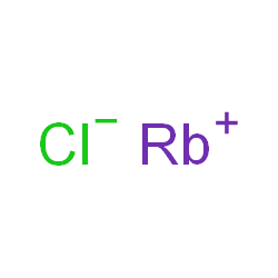 ChemSpider 2D Image | Rubidium chloride | ClRb
