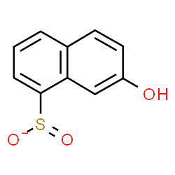 ChemSpider 2D Image | 7-Hydroxy-1-naphthalenesulfinate | C10H7O3S