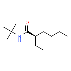 ChemSpider 2D Image | (2R)-2-Ethyl-N-(2-methyl-2-propanyl)hexanamide | C12H25NO