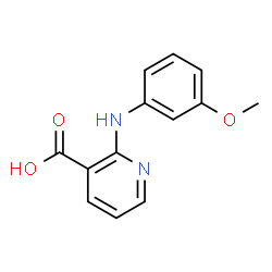 ChemSpider 2D Image | 2-[(3-Methoxyphenyl)amino]nicotinic acid | C13H12N2O3