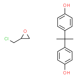 ChemSpider 2D Image | 4,4'-(2,2-Propanediyl)diphenol - 2-(chloromethyl)oxirane (1:1) | C18H21ClO3