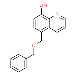 ChemSpider 2D Image | 5-Benzyloxymethyl-quinolin-8-ol | C17H15NO2