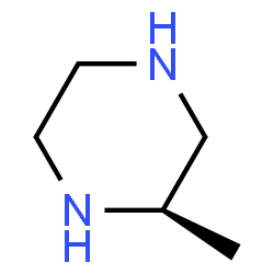 ChemSpider 2D Image | (R)-2-methylpiperazine | C5H12N2