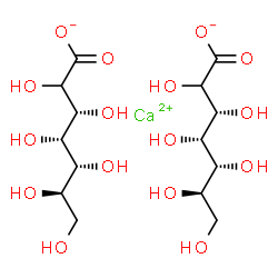 ChemSpider 2D Image | Calcium bis[(3R,4S,5R,6R)-2,3,4,5,6,7-hexahydroxyheptanoate] | C14H26CaO16