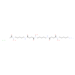 ChemSpider 2D Image | Deferoxamine Hydrochloride | C25H49ClN6O8