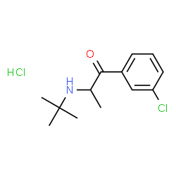 ChemSpider 2D Image | Bupropion Hydrochloride | C13H19Cl2NO