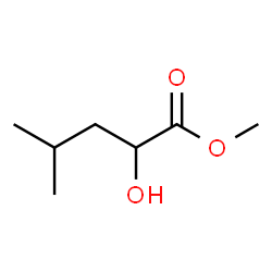 ChemSpider 2D Image | Methyl 2-hydroxy-4-methylpentanoate | C7H14O3