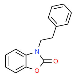 ChemSpider 2D Image | 3-Phenethyl-3H-benzooxazol-2-one | C15H13NO2