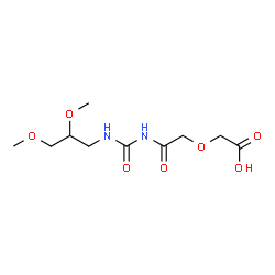 ChemSpider 2D Image | 4-Methoxy-7,9-dioxo-2,11-dioxa-6,8-diazatridecan-13-oic acid | C10H18N2O7