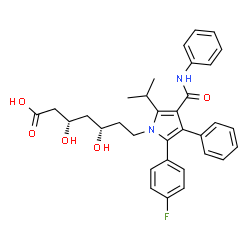 ChemSpider 2D Image | S,S-Atorvastatin | C33H35FN2O5