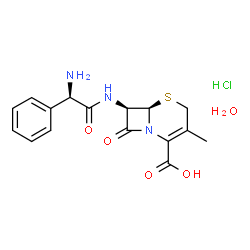 ChemSpider 2D Image | Cephalexin Hydrochloride | C16H20ClN3O5S