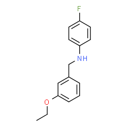 ChemSpider 2D Image | N-(3-Ethoxybenzyl)-4-fluoroaniline | C15H16FNO
