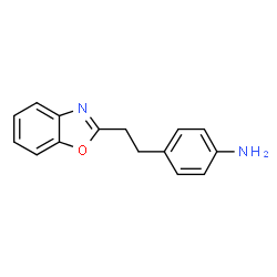 ChemSpider 2D Image | 4-[2-(1,3-Benzoxazol-2-yl)ethyl]aniline | C15H14N2O