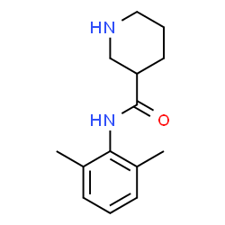 ChemSpider 2D Image | N-(2,6-Dimethylphenyl)-3-piperidinecarboxamide | C14H20N2O