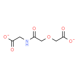 ChemSpider 2D Image | {[(Carboxylatomethoxy)acetyl]amino}acetate | C6H7NO6