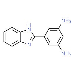 ChemSpider 2D Image | 5-(1H-Benzimidazol-2-yl)-1,3-benzenediamine | C13H12N4