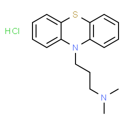 ChemSpider 2D Image | Promazine hydrochloride | C17H21ClN2S