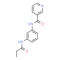 ChemSpider 2D Image | N-[3-(Propionylamino)phenyl]nicotinamide | C15H15N3O2