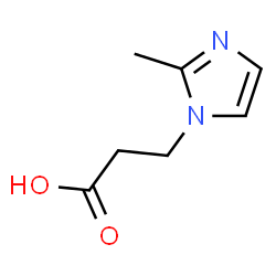ChemSpider 2D Image | 3-(2-Methylimidazol-1-yl)propanoic acid | C7H10N2O2