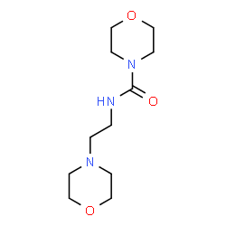 ChemSpider 2D Image | N-[2-(4-Morpholinyl)ethyl]-4-morpholinecarboxamide | C11H21N3O3