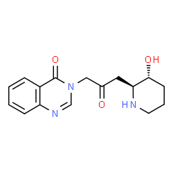 ChemSpider 2D Image | (-)-Febrifugine | C16H19N3O3