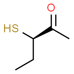 ChemSpider 2D Image | (3R)-3-Sulfanyl-2-pentanone | C5H10OS
