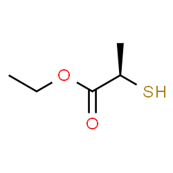 ChemSpider 2D Image | Ethyl (2R)-2-mercaptopropanoate | C5H10O2S