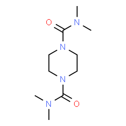 ChemSpider 2D Image | N,N,N',N'-Tetramethyl-1,4-piperazinedicarboxamide | C10H20N4O2