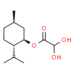 ChemSpider 2D Image | (1R,2S,5R)-2-Isopropyl-5-methylcyclohexyl dihydroxyacetate | C12H22O4