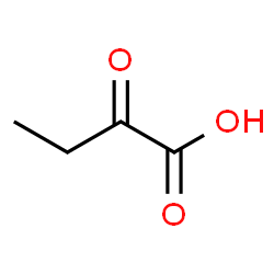 ChemSpider 2D Image | 2-Oxobutyric acid | C4H6O3