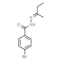 ChemSpider 2D Image | 4-Bromo-N'-[(2E)-2-butanylidene]benzohydrazide | C11H13BrN2O