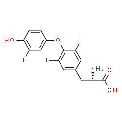 ChemSpider 2D Image | liothyronine | C15H12I3NO4