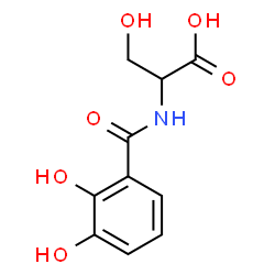 ChemSpider 2D Image | 2,3-dihydroxybenzoylserine | C10H11NO6