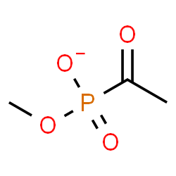 ChemSpider 2D Image | Methyl acetylphosphonate | C3H6O4P