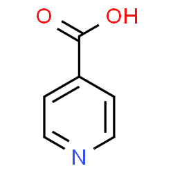 ChemSpider 2D Image | Isonicotinic acid | C6H5NO2
