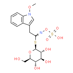 ChemSpider 2D Image | neoglucobrassicin | C17H22N2O10S2