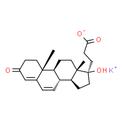 ChemSpider 2D Image | Canrenoate Potassium | C22H29KO4