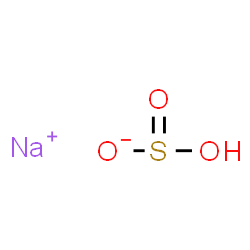 ChemSpider 2D Image | Sodium bisulfite | HNaO3S