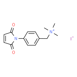 ChemSpider 2D Image | 4-(N-Maleimido)benzyltrimethylammonium iodide | C14H17IN2O2